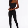 Ponte Split-Hem Skinny Pants