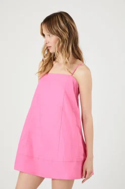 Poplin Cami Shift Mini Dress