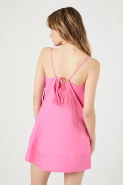 Poplin Cami Shift Mini Dress