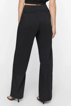 Poplin High-Rise Trousers