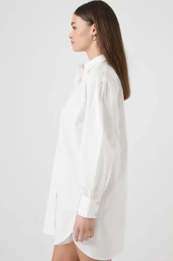 Poplin Mini Shirt Dress