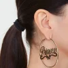 Princess Oversized Hoop Earrings