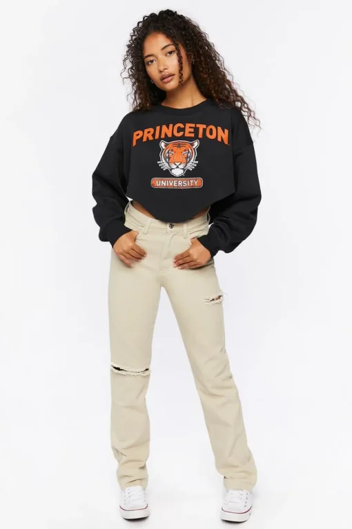 Princeton University Cropped Pullover
