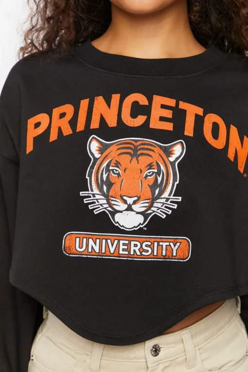 Princeton University Cropped Pullover
