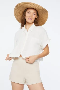 Pull-On Mid-Rise Shorts
