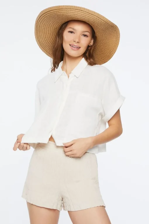 Pull-On Mid-Rise Shorts