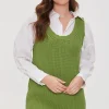 Purl Knit Mini Dress