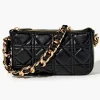 Quilted Baguette Shoulder Bag