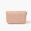 Quilted Chevron Crossbody Bag