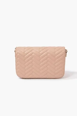 Quilted Chevron Crossbody Bag