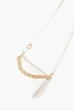 Quilted Faux Leather Crossbody Bag
