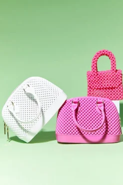 Quilted Satchel Bag