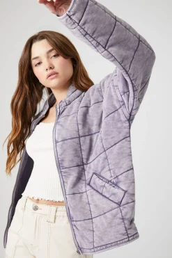 Quilted Zip-Up Jacket
