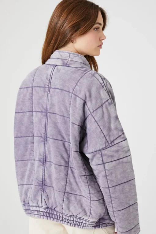 Quilted Zip-Up Jacket