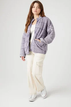 Quilted Zip-Up Jacket