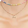 Rainbow Charm Necklace Set