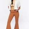 Raw-Cut Flare Jeans