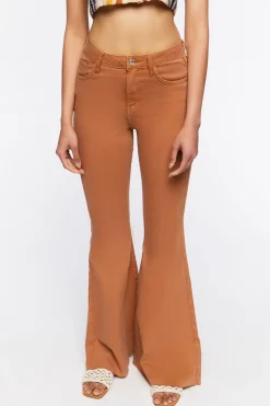 Raw-Cut Flare Jeans