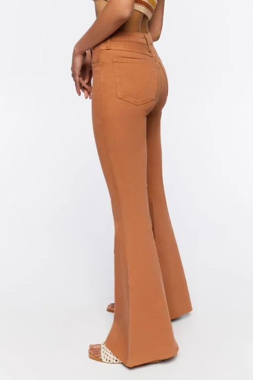 Raw-Cut Flare Jeans