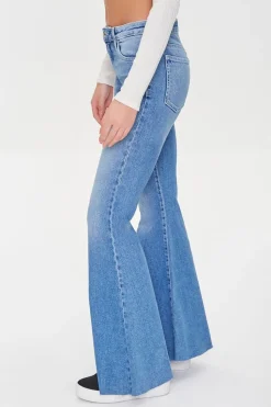 Raw-Cut Flare Jeans