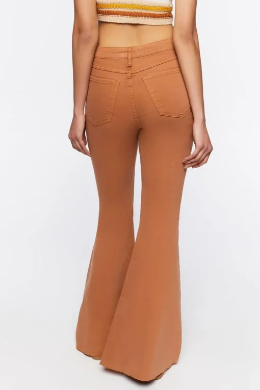 Raw-Cut Flare Jeans