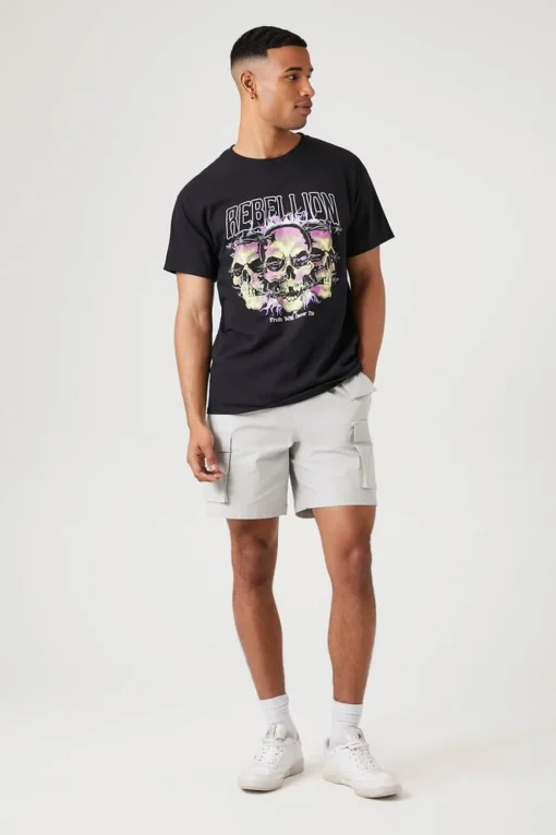Rebellion Skull Graphic Tee