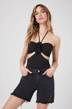 Recycled Cotton Baggy Denim Shorts