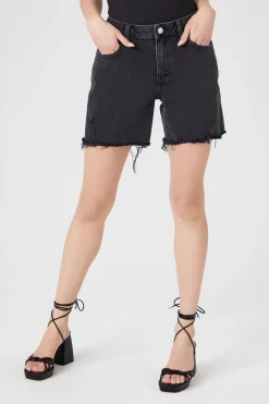 Recycled Cotton Baggy Denim Shorts