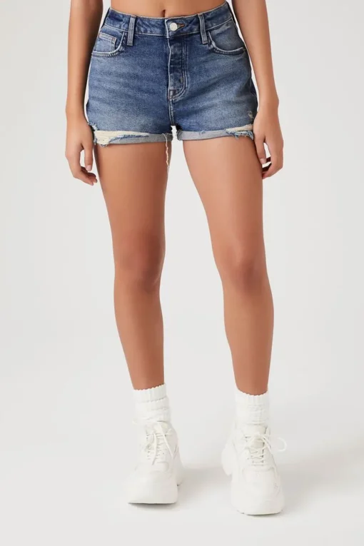 Recycled Cotton Denim Shorts