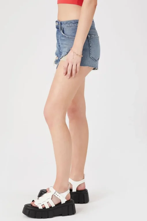 Recycled Cotton Denim Shorts