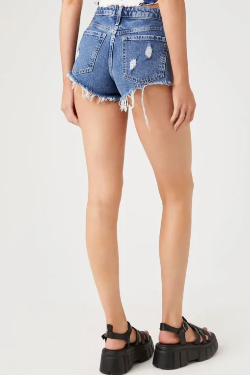 Recycled Cotton Denim Shorts