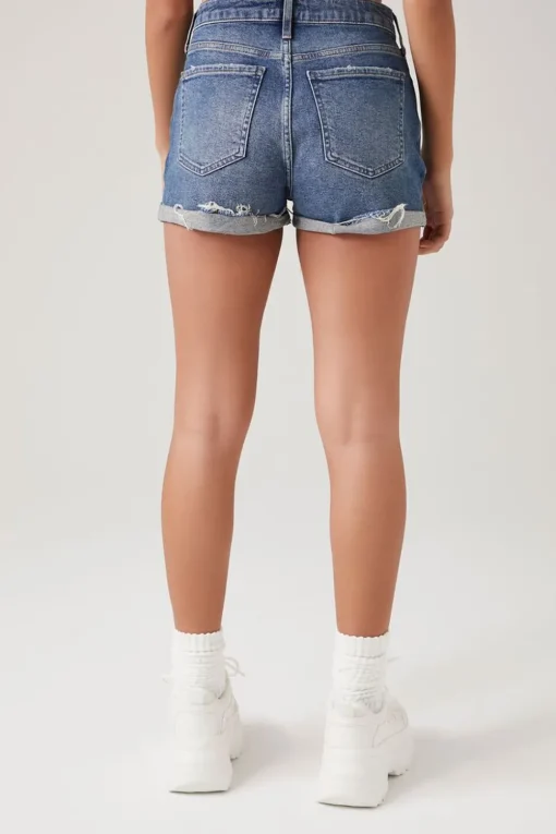 Recycled Cotton Denim Shorts