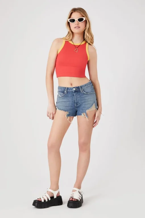 Recycled Cotton Denim Shorts