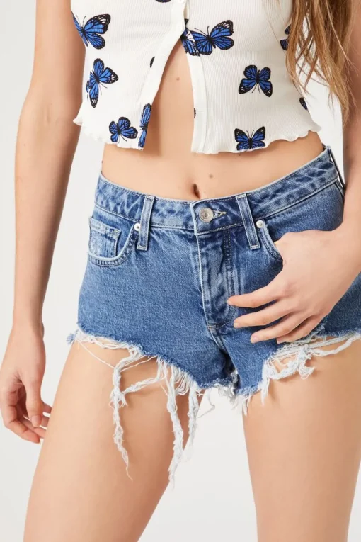 Recycled Cotton Denim Shorts