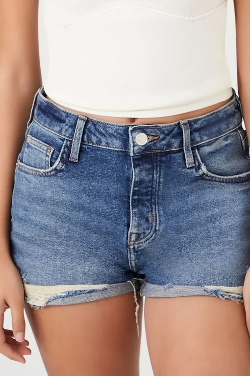 Recycled Cotton Denim Shorts