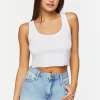 Recycled Cotton Distressed Denim Shorts