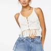 Recycled Cotton Frayed Raw-Cut Denim Shorts