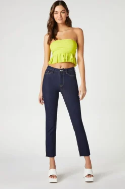Recycled Cotton Straight Jeans