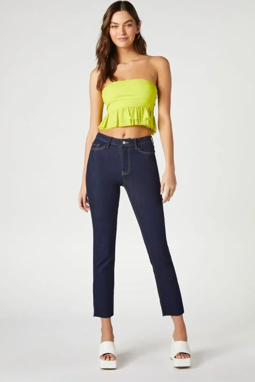 Recycled Cotton Straight Jeans