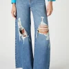 Recycled Cotton Wide-Leg Jeans