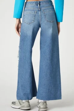 Recycled Cotton Wide-Leg Jeans