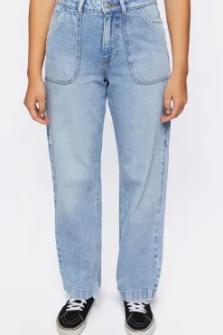 Recycled Cotton Wide-Leg Jeans