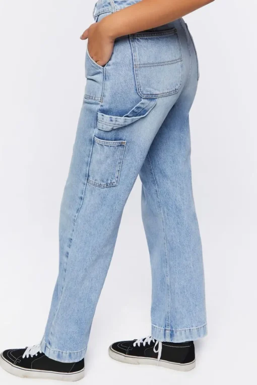 Recycled Cotton Wide-Leg Jeans