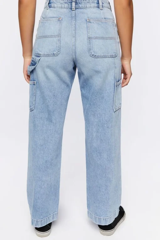 Recycled Cotton Wide-Leg Jeans