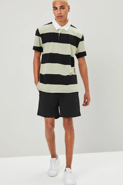Recycled Nylon Drawstring Swim Trunks
