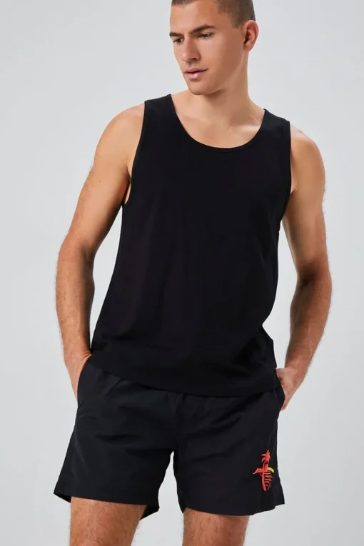 Recycled Nylon Eternal Graphic Swim Trunks