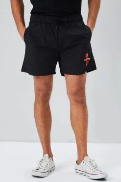 Recycled Nylon Eternal Graphic Swim Trunks