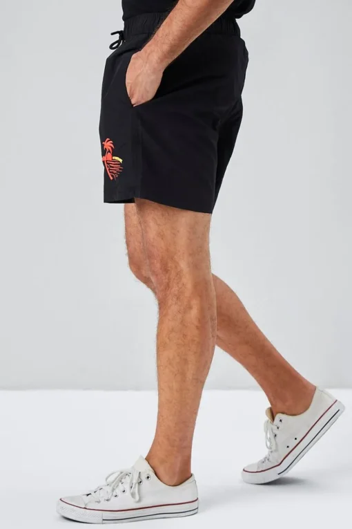 Recycled Nylon Eternal Graphic Swim Trunks