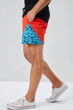 Recycled Nylon Paradise Graphic Swim Trunks