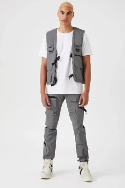 Reflective Utility Cargo Joggers